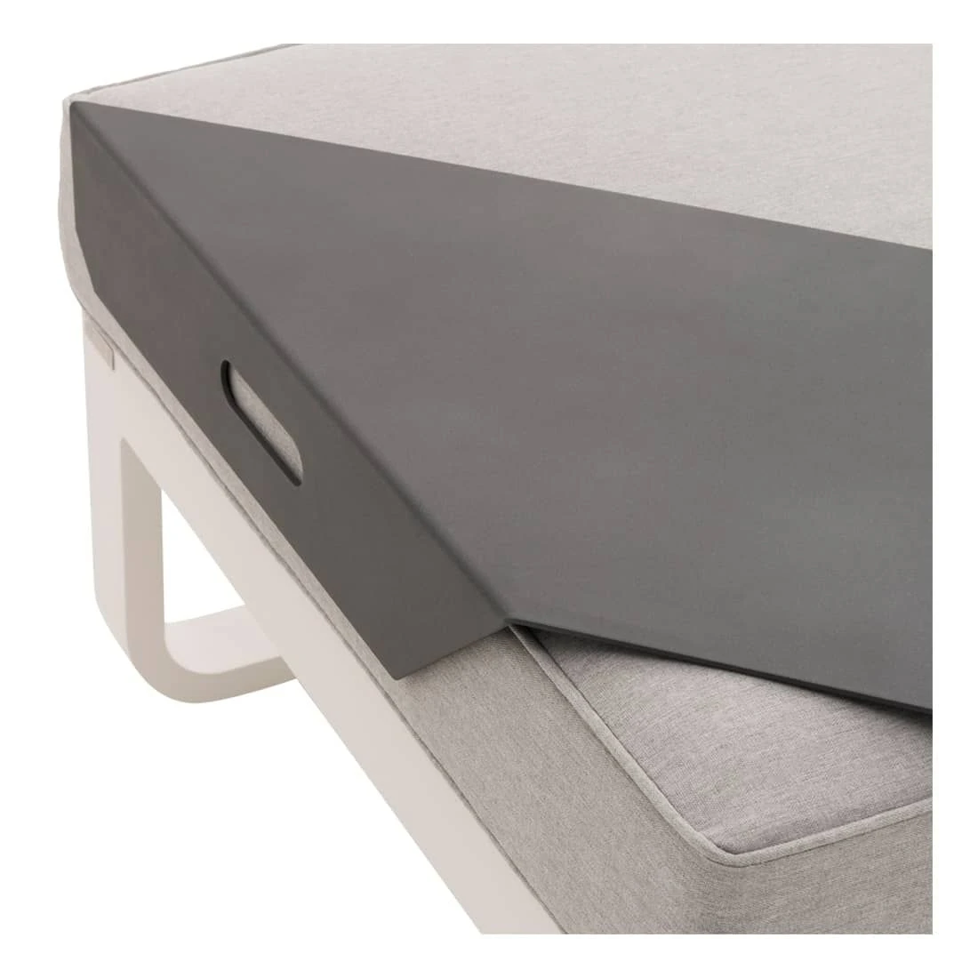 OUTLIV. Ecktablett für Hocker 90,5x35 cm Aluminium Dark Grey OUTLIV. Ecktablett Für Hocker 90,5x35 Cm Aluminium Dark Grey -Outliv divano ecktablett fur hocker 90 5x35 cm aluminium schwarz 989992 4
