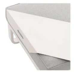 OUTLIV. Ecktablett Für Hocker 90,5x35cm Aluminium Weiß -Outliv divano ecktablett fur hocker 90 5x35 cm aluminium weiss 989981 4 1