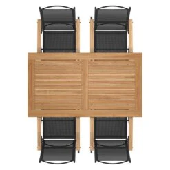 OUTLIV. Kobe Gartenmöbelset 5-tlg. Tisch 160x90cm Anthrazit 2 OUTLIV. Kobe Gartenmöbelset 5-tlg. Tisch 160x90cm Anthrazit -Outliv kobe gartenmoebelset 5 tlg mit gartentisch 160x90cm 1388709 3