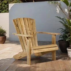 OUTLIV. Adirondack Sessel Teak Natur