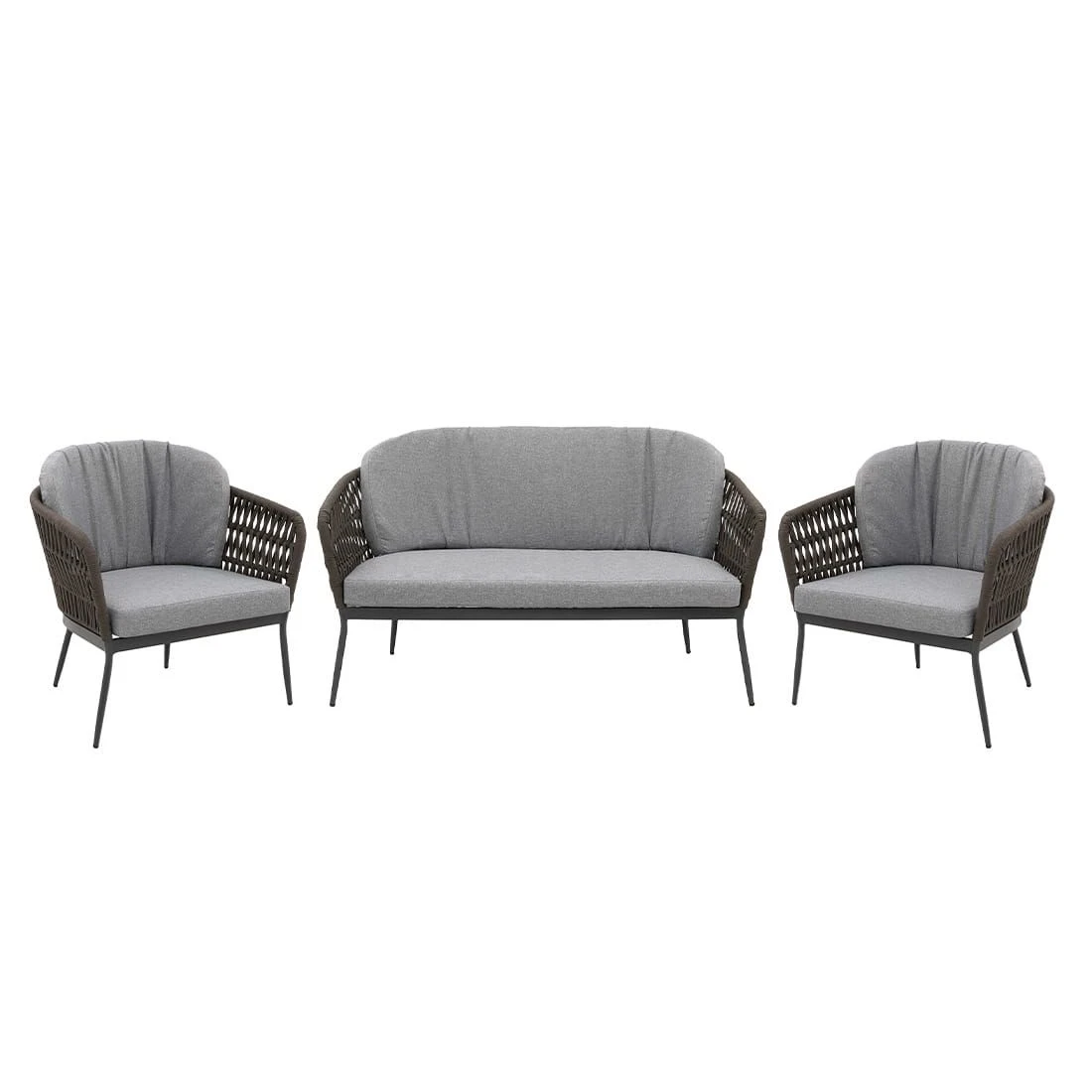 OUTLIV. Advokat Loungeset 3-tlg. Aluminium/Rope Anthrazit/Taupe OUTLIV. Advokat Loungeset 3-tlg. Aluminium/Rope Anthrazit/Taupe -Outliv outliv advokat loungeset 3 tlg aluminium rope 1444897 2