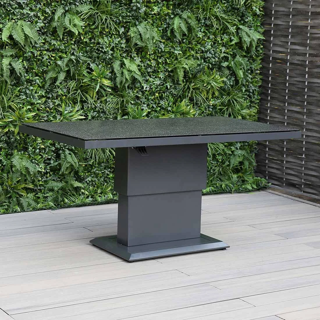 OUTLIV. by Detlef Steves Allround Gartentisch Anthrazit OUTLIV. By Detlef Steves Allround Gartentisch Anthrazit -Outliv outliv allround lifttisch 150x90x53 76cm alu spraystone anthrazit 1246732 2