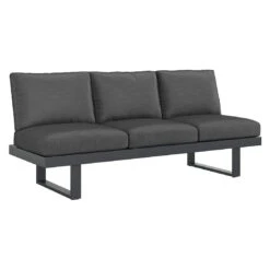 OUTLIV. Atlanta Gartensofa Aluminium/Olefin Anthrazit 2 OUTLIV. Atlanta Gartensofa Aluminium/Olefin Anthrazit -Outliv outliv atlanta diningbank aluminium olefin 1342476 2