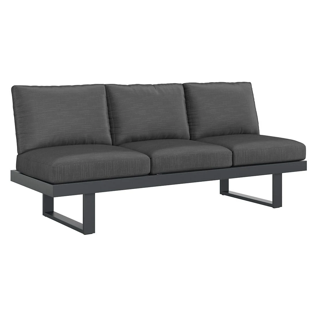 OUTLIV. Atlanta Gartensofa Aluminium/Olefin Anthrazit OUTLIV. Atlanta Gartensofa Aluminium/Olefin Anthrazit -Outliv outliv atlanta diningbank aluminium olefin 1342476 2