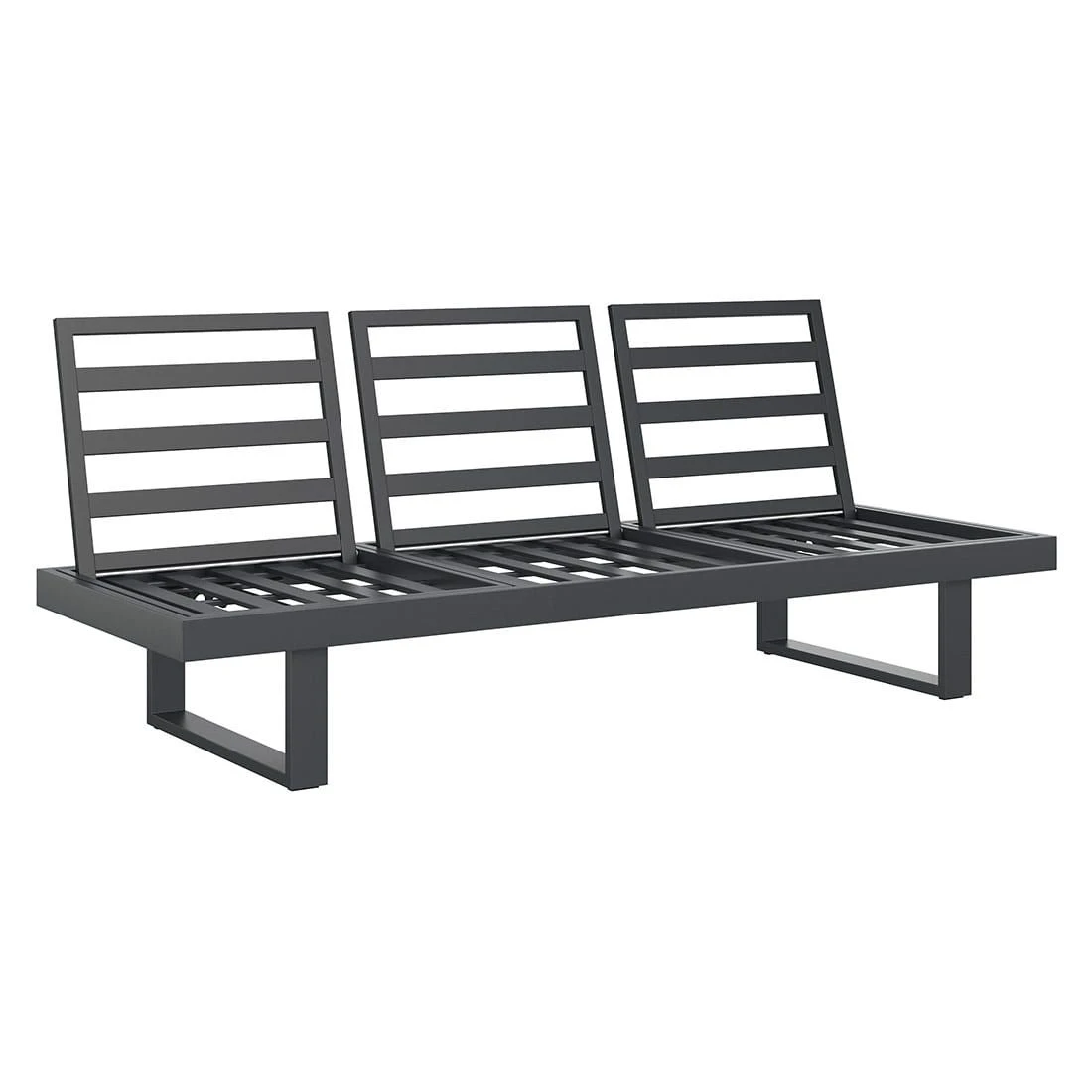 OUTLIV. Atlanta Gartensofa Aluminium/Olefin Anthrazit OUTLIV. Atlanta Gartensofa Aluminium/Olefin Anthrazit -Outliv outliv atlanta diningbank aluminium olefin 1342476 5