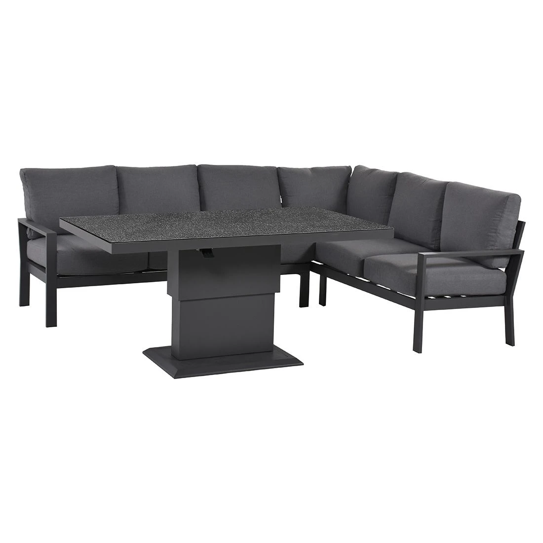 OUTLIV. Atlanta Dininglounge 2-tlg. Aluminium/Polyester Anthrazit/Grau OUTLIV. Atlanta Dininglounge 2-tlg. Aluminium/Polyester Anthrazit/Grau -Outliv outliv atlanta dininglounge 2 tlg aluminium polyester 1486235 2