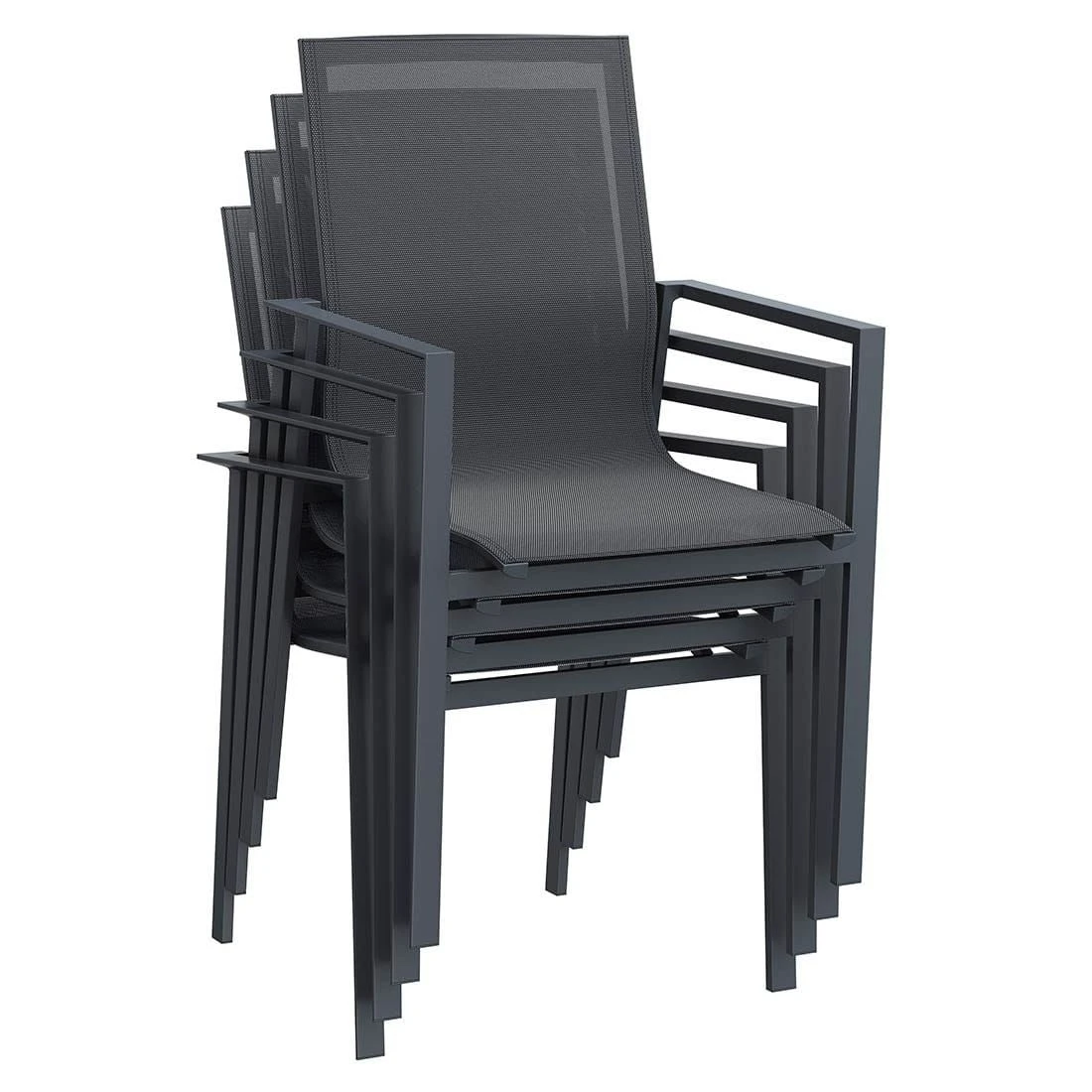 OUTLIV. Atlanta Gartenmöbelset 7-tlg. mit Tisch 220x100cm Anthrazit/Schwarz OUTLIV. Atlanta Gartenmöbelset 7-tlg. Mit Tisch 220x100cm Anthrazit/Schwarz -Outliv outliv atlanta gartenmoebelset 7 tlg mit tisch 220x100cm 1418552 13