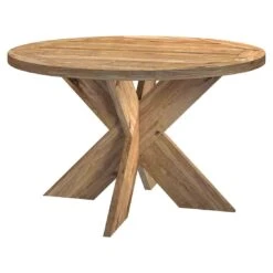 OUTLIV. Atlanta Gartentisch Ø130cm Teak Recycelt Teak Recycelt