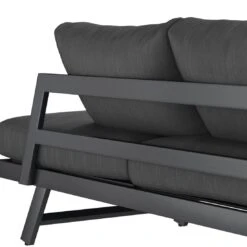OUTLIV. Atlanta Gartensofa Aluminium/ Olefin Anthrazit/Grau 11 OUTLIV. Atlanta Gartensofa Aluminium/ Olefin Anthrazit/Grau -Outliv outliv atlanta loungeliege aluminium olefin anthrazit grau 1246204 12