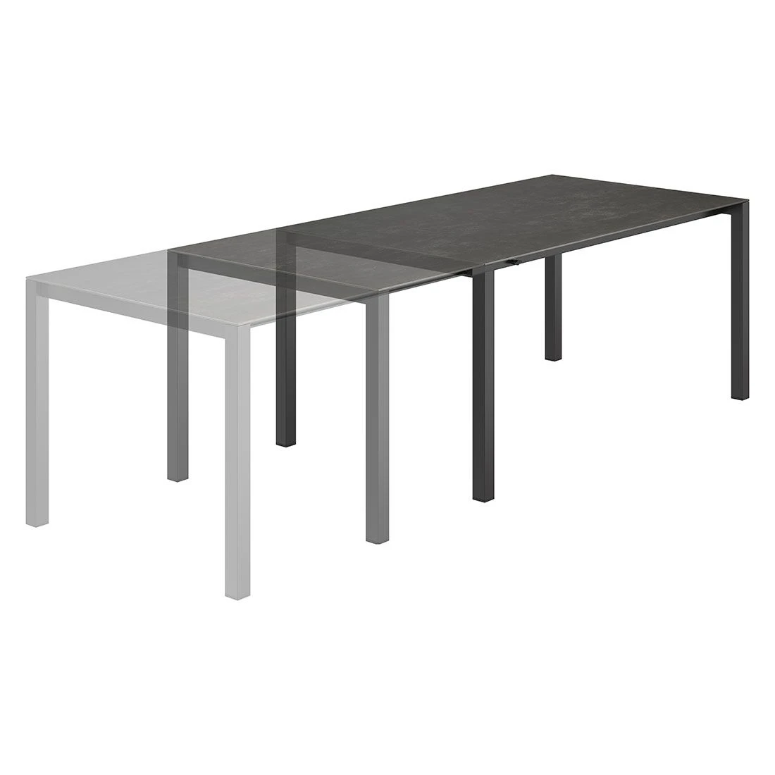 OUTLIV. Ausziehtisch 160/217/267x92 cm Edelstahl/Glaskeramik Anthrazit/Dark Grey OUTLIV. Ausziehtisch 160/217/267x92 Cm Edelstahl/Glaskeramik Anthrazit/Dark Grey -Outliv outliv ausziehtisch 160 217 267x92 cm edelstahl glaskeramik 1427506 2