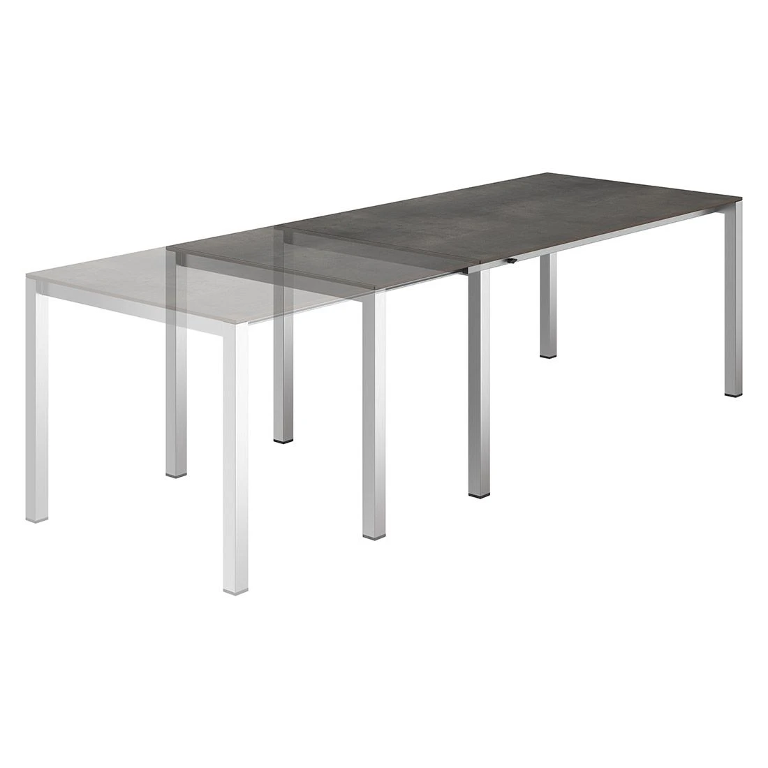 OUTLIV. Ausziehtisch 160/217/267x92cm Edelstahl/HPL Silbergrau/Zement dunkel OUTLIV. Ausziehtisch 160/217/267x92cm Edelstahl/HPL Silbergrau/Zement Dunkel -Outliv outliv ausziehtisch 160 217 267x92cm edelstahl hpl 1343312 2