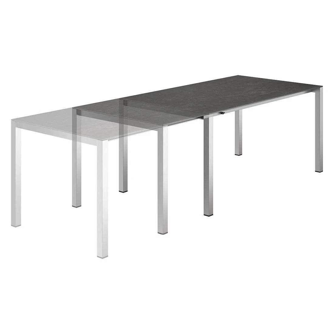 OUTLIV. Ausziehtisch 160/217/267x92cm Edelstahl/Glaskeramik Dark Grey OUTLIV. Ausziehtisch 160/217/267x92cm Edelstahl/Glaskeramik Dark Grey -Outliv outliv ausziehtisch 160x220 280x100cm edelstahl keramik dark grey 994601 2