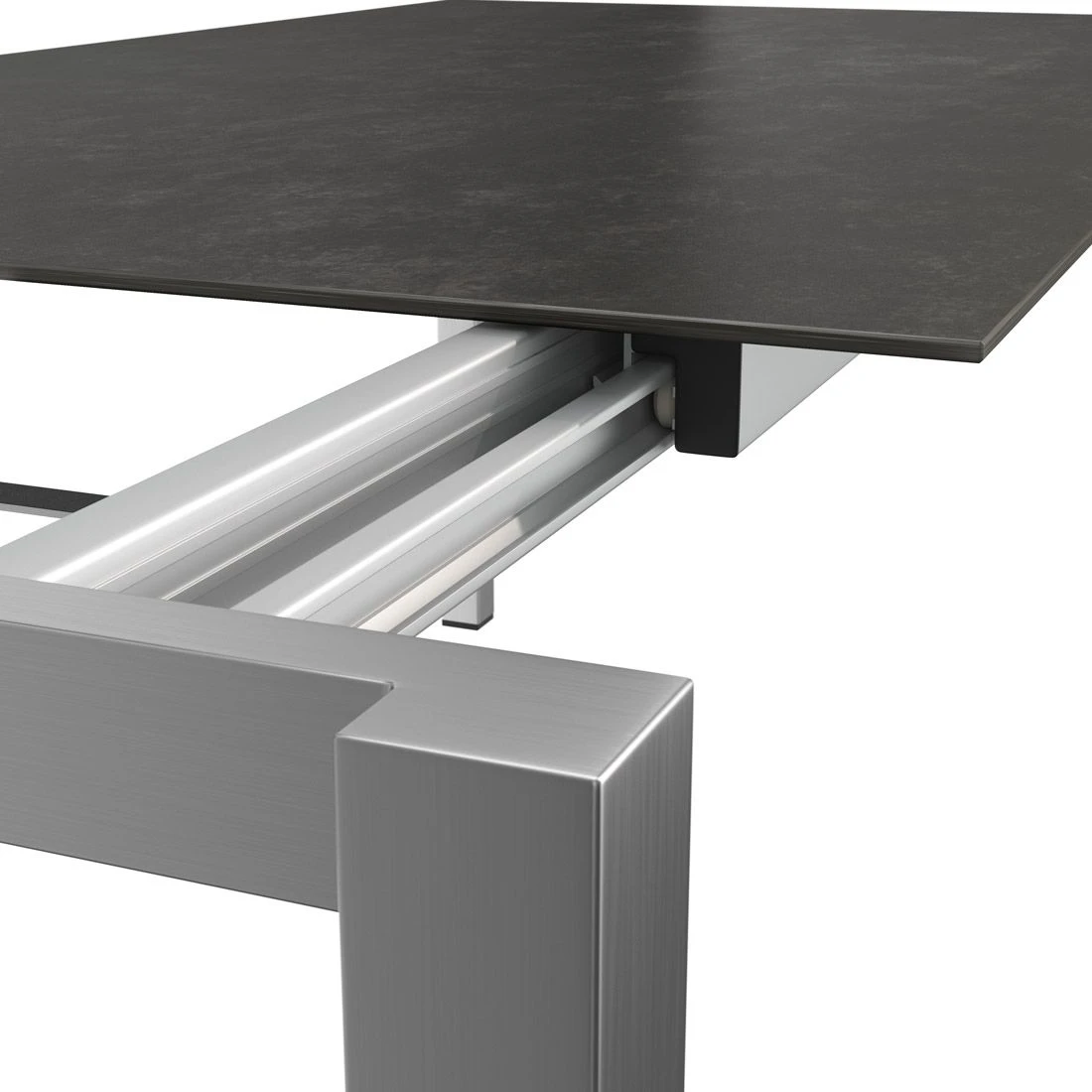 OUTLIV. Ausziehtisch Edelstahl/Glaskeramik Dark Grey OUTLIV. Ausziehtisch Edelstahl/Glaskeramik Dark Grey -Outliv outliv ausziehtisch 160x220 280x100cm edelstahl keramik dark grey 994601 7 1