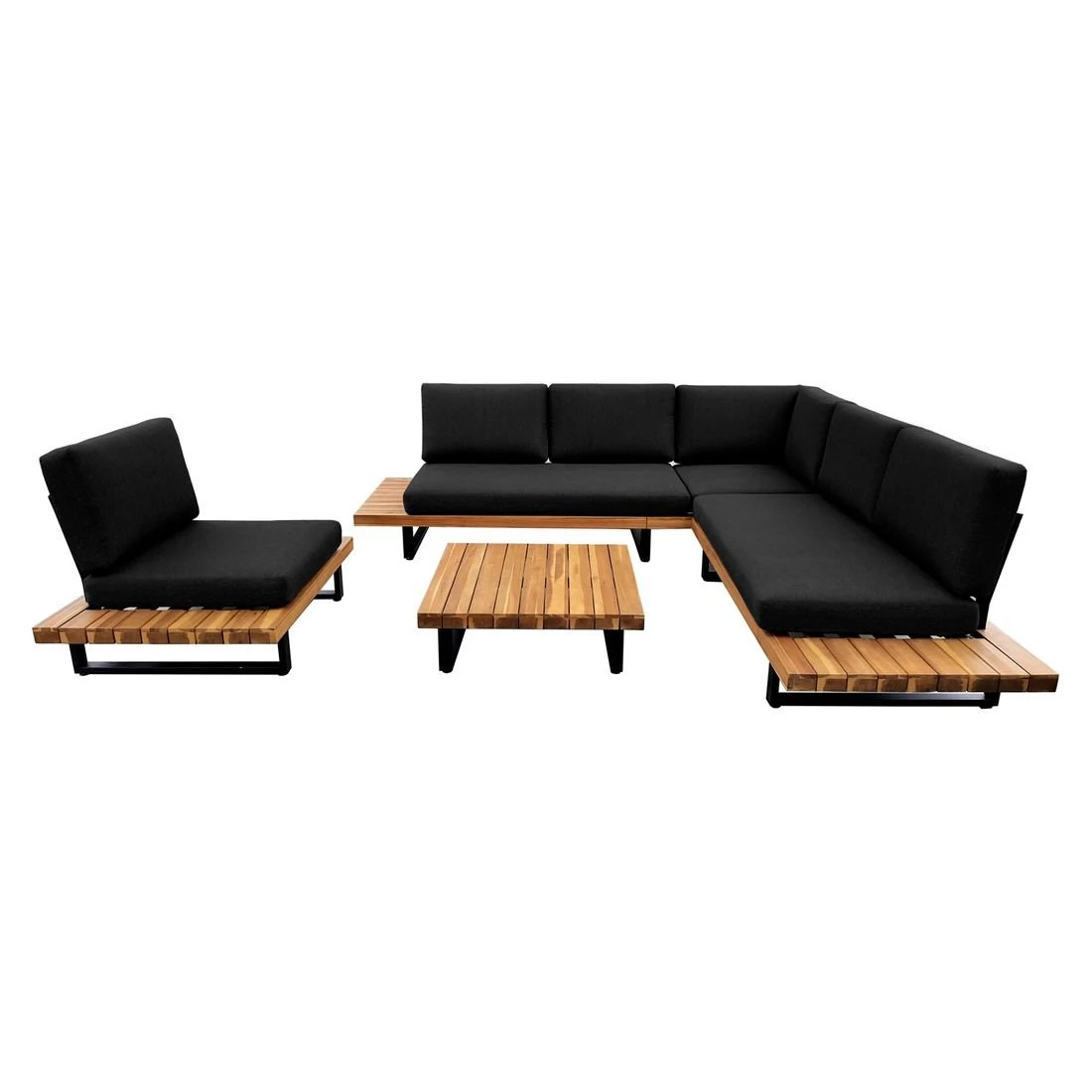 OUTLIV. Bahamas Ecklounge 4-tlg. Aluminium/Polyester Schwarz OUTLIV. Bahamas Ecklounge 4-tlg. Aluminium/Polyester Schwarz -Outliv outliv bahamas loungeecke 4 tlg aluminium polyester schwarz 1311676 2