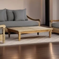 OUTLIV. Portofino Loungetisch 120x80cm Teakholz Sandblast