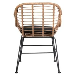 OUTLIV. Gartenmöbel-Set 3-teilig Stahl/Geflecht Natur -Outliv outliv balkon set 3 teilig stahl geflecht 1284352 6