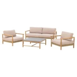 OUTLIV. Berga Loungeset 4-tlg. Rope/Akazie Taupe 2 OUTLIV. Berga Loungeset 4-tlg. Rope/Akazie Taupe -Outliv outliv bergen lounge set rope taupe akazie teak look 1267500 3