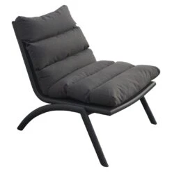 OUTLIV. Bess Gartenmöbel-Set 3-tlg. Aluminium/Textilene Anthrazit/Grau -Outliv outliv bess balkonset 3 tlg aluminium textilene 1348713 4