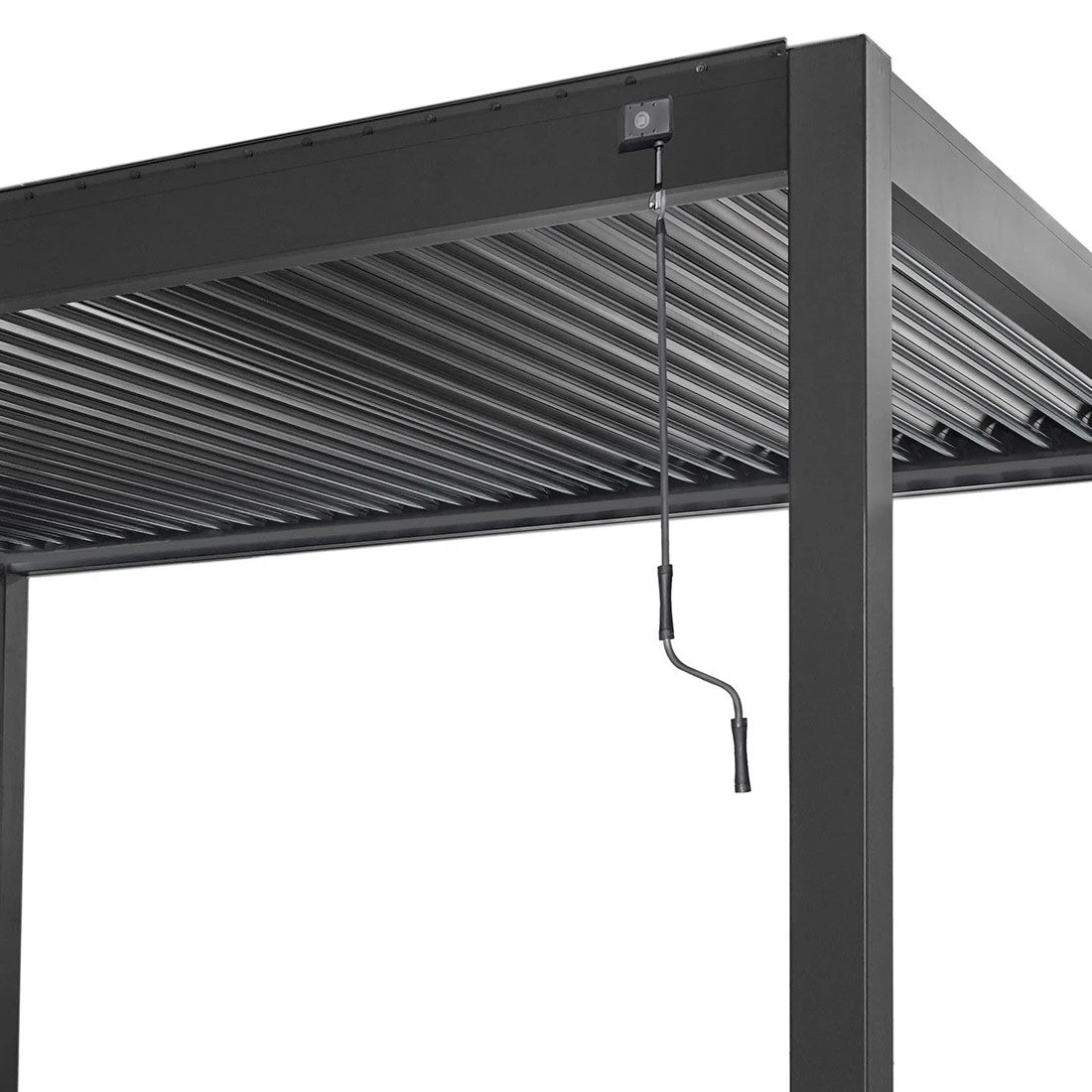 OUTLIV. Bio Santorini Gartenpergola 300x400cm mit Seitenteile Aluminium Anthrazit OUTLIV. Bio Santorini Gartenpergola 300x400cm Mit Seitenteile Aluminium Anthrazit -Outliv outliv bio santorini pergola 300x400cm mit seitenteile aluminium 1448527 4