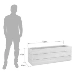 OUTLIV. Flora Pflanzgefäß 120x41x40cm Wildeiche -Outliv outliv by detlef steves flora pflanzgefaess 120x41x40cm wildeiche 1354103 6