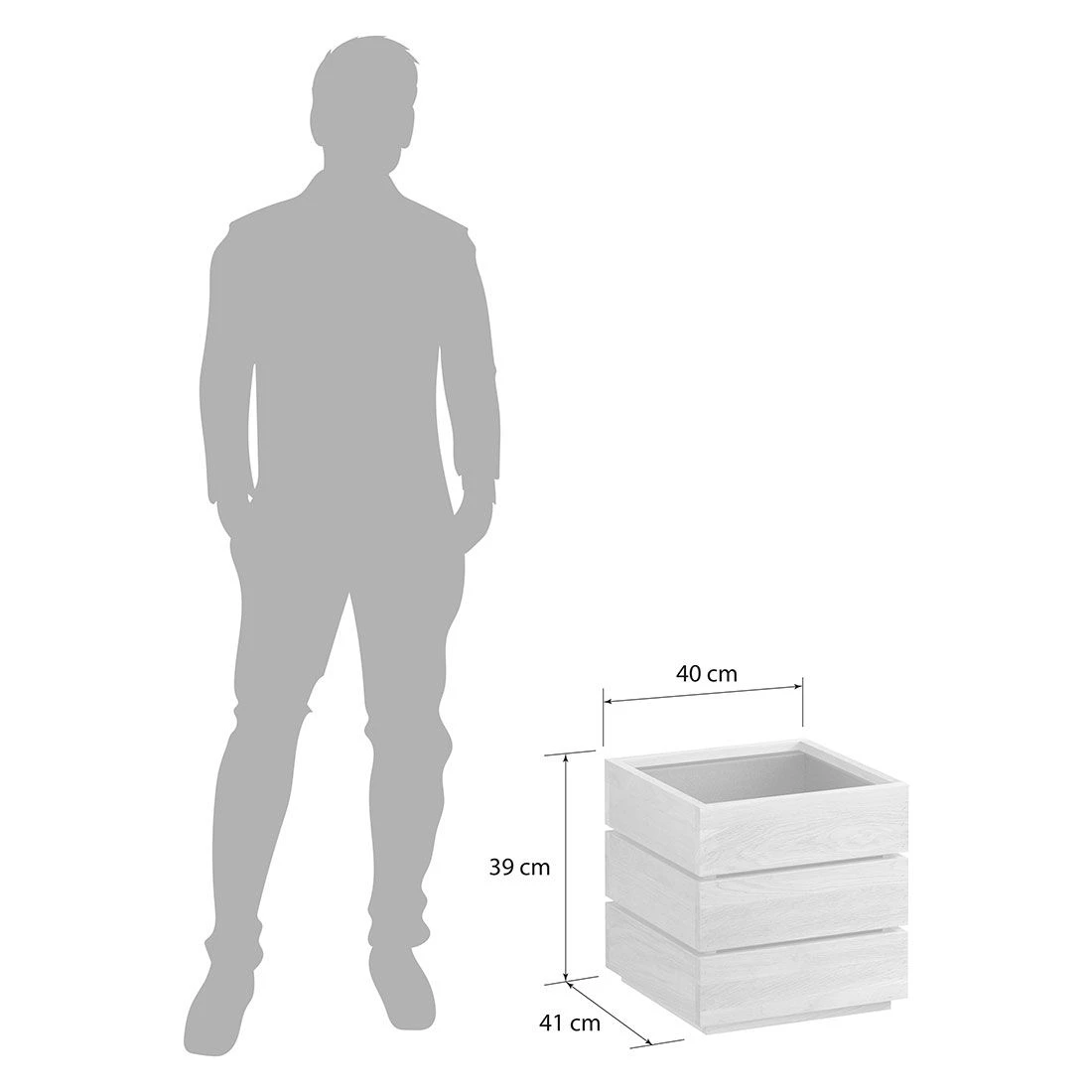 OUTLIV. Flora Pflanzgefäß Wildeiche OUTLIV. Flora Pflanzgefäß Wildeiche -Outliv outliv by detlef steves flora pflanzgefaess 40x41x39cm wildeiche 1354081 5