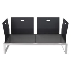 OUTLIV. Capri Loungebank Edelstahl/Polyester Schwarz 6 OUTLIV. Capri Loungebank Edelstahl/Polyester Schwarz -Outliv outliv capri loungebank edelstahl inkl kissen 7