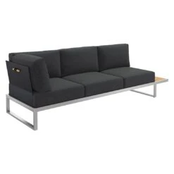 OUTLIV. Capri Ecklounge 3tlg Edelstahl/Teak Schwarz 6 OUTLIV. Capri Ecklounge 3tlg Edelstahl/Teak Schwarz -Outliv outliv capri loungegruppe 3tlg edelstahl teak schwarz 1182393 6