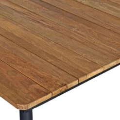 OUTLIV. Clark Gartenmöbelset 3-tlg Tisch 220x100 Aluminium/Teak Recycelt Charcoal/Teak Recycelt -Outliv outliv clark gartenmoebelset 3 tlg aluminium teak recycelt 1400424 5