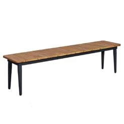 OUTLIV. Clark Gartenmöbelset 3-tlg Tisch 220x100 Aluminium/Teak Recycelt Charcoal/Teak Recycelt -Outliv outliv clark gartenmoebelset 3 tlg aluminium teak recycelt 1400424 6