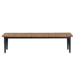 OUTLIV. Clark Gartenmöbelset 3-tlg Tisch 220x100 Aluminium/Teak Recycelt Charcoal/Teak Recycelt -Outliv outliv clark gartenmoebelset 3 tlg aluminium teak recycelt 1400424 7