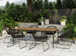 OUTLIV. Clark Gartentisch Aluminium/Teak Recycelt Charcoal/Teak Recycelt 2 OUTLIV. Clark Gartentisch Aluminium/Teak Recycelt Charcoal/Teak Recycelt -Outliv outliv clark gartentisch 220x100cm aluminium teak recycelt 1346414 3
