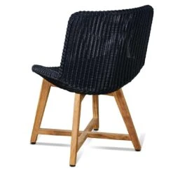 OUTLIV. Clovelly Gartenstuhl Teak/Geflecht Natur/Schwarz -Outliv outliv clovelly diningstuhl teak recycelt geflecht 1346469 3