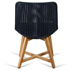 OUTLIV. Clovelly Gartenstuhl Teak/Geflecht Natur/Schwarz -Outliv outliv clovelly diningstuhl teak recycelt geflecht 1346469 4