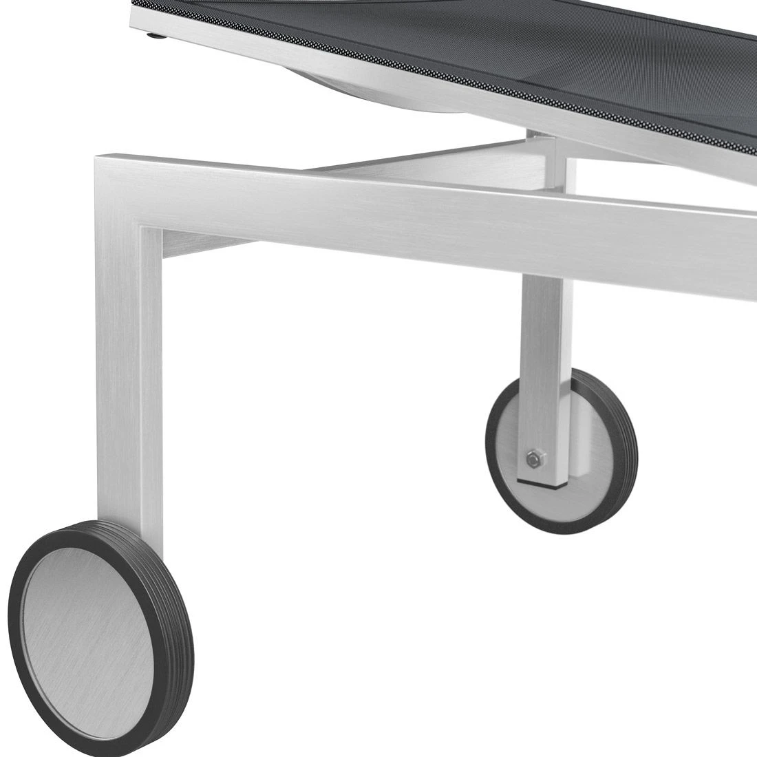 OUTLIV. Oviedo Rollliege Edelstahl/Textilene Silber-Schwarz OUTLIV. Oviedo Rollliege Edelstahl/Textilene Silber-Schwarz -Outliv outliv denver deluxe rollliege edelstahl textilene silber schwarz 10