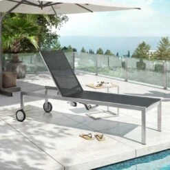 OUTLIV. Oviedo Rollliege Edelstahl/Textilene Silber-Schwarz 2 OUTLIV. Oviedo Rollliege Edelstahl/Textilene Silber-Schwarz -Outliv outliv denver deluxe rollliege edelstahl textilene silber schwarz 2