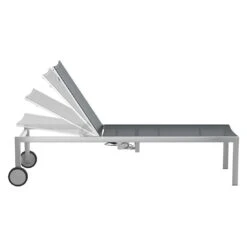 OUTLIV. Oviedo Rollliege Edelstahl/Textilene Silber-Schwarz 5 OUTLIV. Oviedo Rollliege Edelstahl/Textilene Silber-Schwarz -Outliv outliv denver deluxe rollliege edelstahl textilene silber schwarz 5