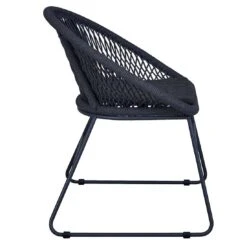 OUTLIV. Edson Gartensessel Aluminium/Rope Inkl. Kissen Charcoal -Outliv outliv edson diningsessel aluminium rope inkl kissen 1347250 4