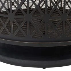 OUTLIV. Feuerkorb Ø80x50cm Stahl Schwarz 2 OUTLIV. Feuerkorb Ø80x50cm Stahl Schwarz -Outliv outliv feuerkorb durchm80x50cm stahl 1422248 3