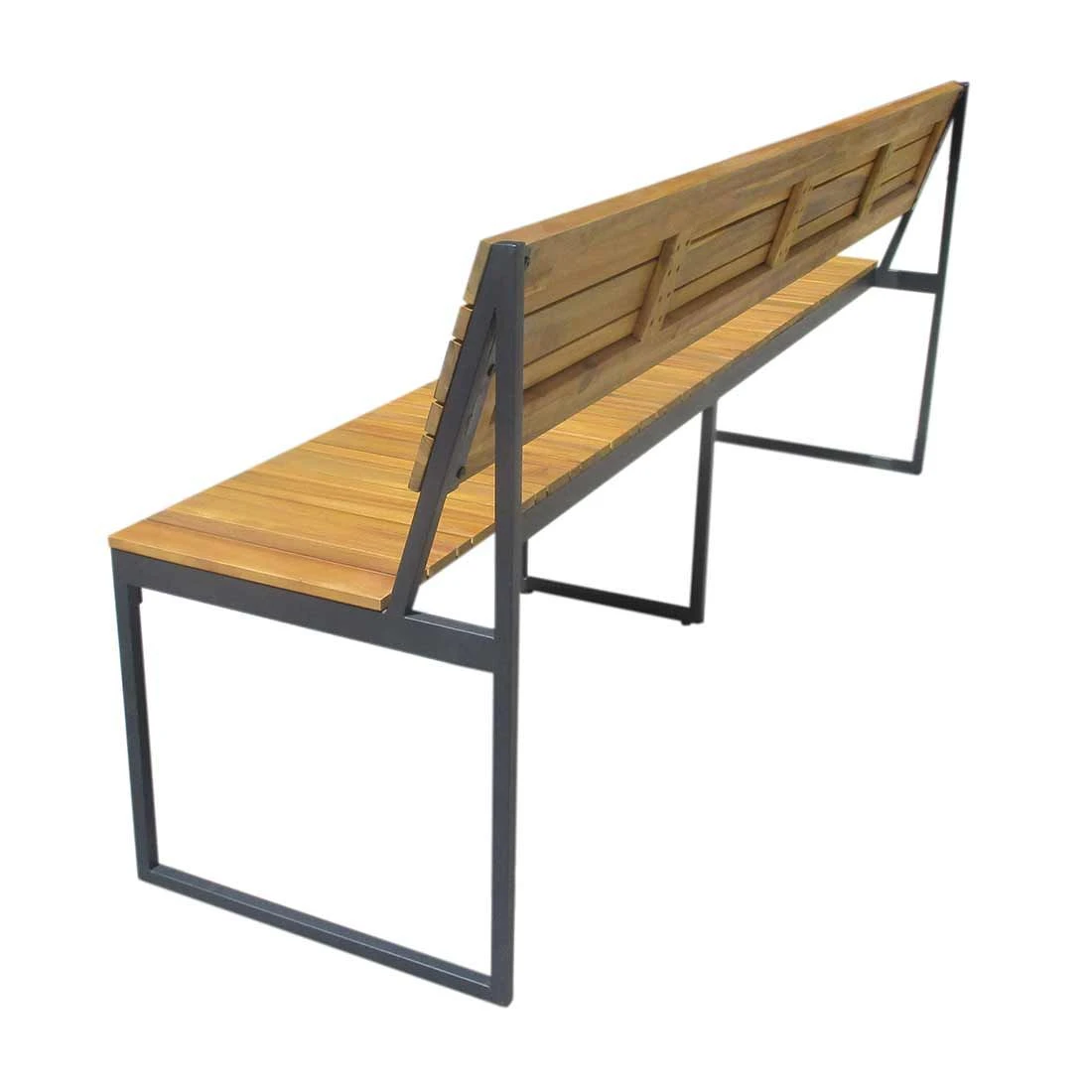 OUTLIV. Floris Gartenbank Stahl/Akazie Anthrazit/Teaklook OUTLIV. Floris Gartenbank Stahl/Akazie Anthrazit/Teaklook -Outliv outliv floris 3 sitzerbank 200cm stahl akazie schwarz natur 1244037 5