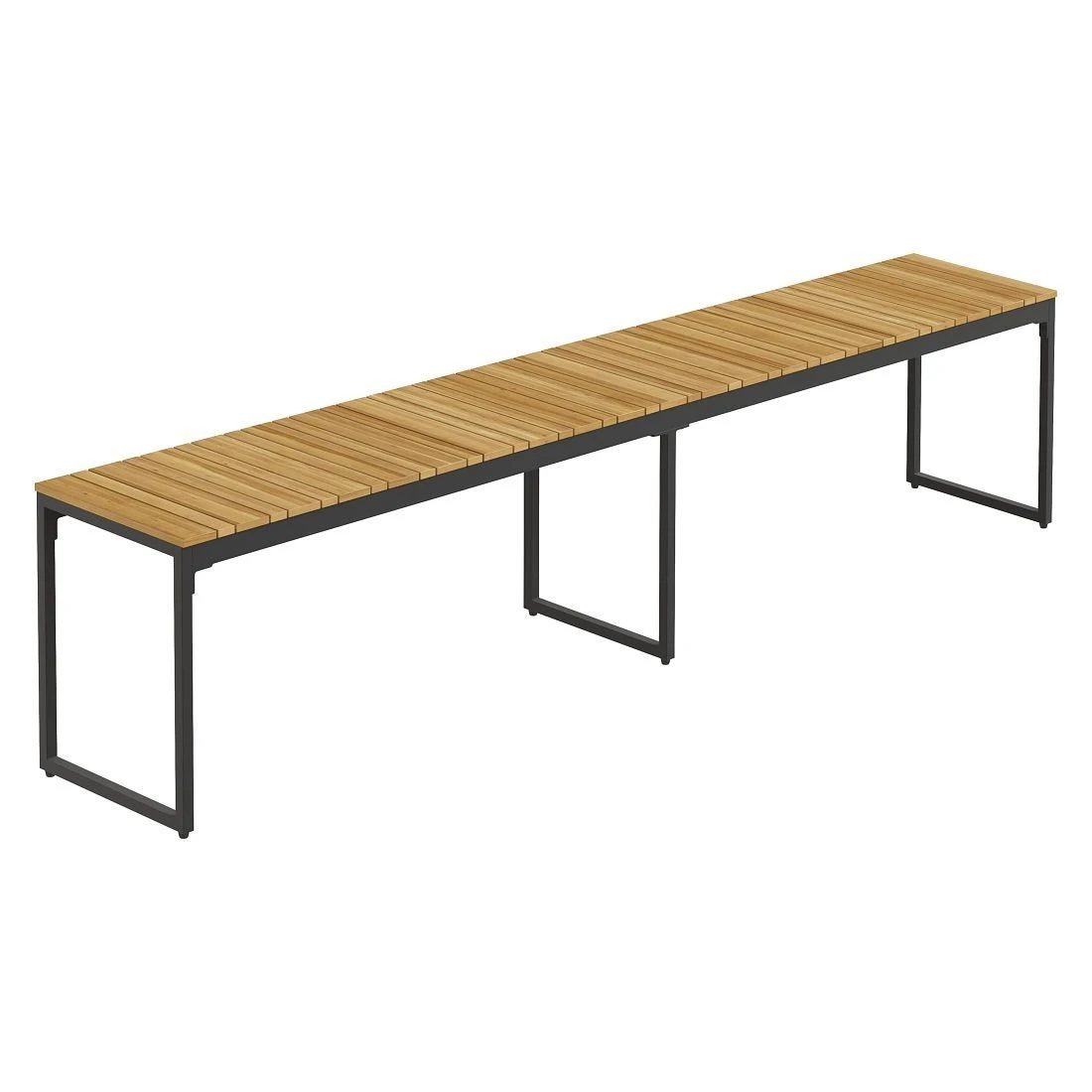 OUTLIV. Floris Gartenmöbel-Set 3-tlg. mit Tisch 210x78cm Schwarz OUTLIV. Floris Gartenmöbel-Set 3-tlg. Mit Tisch 210x78cm Schwarz -Outliv outliv floris diningset 210cm 3 teilig stahl akazie schwarz 1239813 7