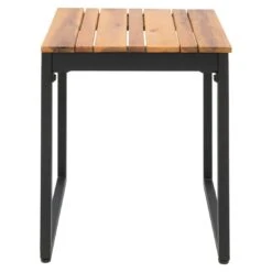 OUTLIV. Floris Hocker Stahl/Akazie Schwarz/Natur 2 OUTLIV. Floris Hocker Stahl/Akazie Schwarz/Natur -Outliv outliv floris hocker stahl akazie 1343213 3