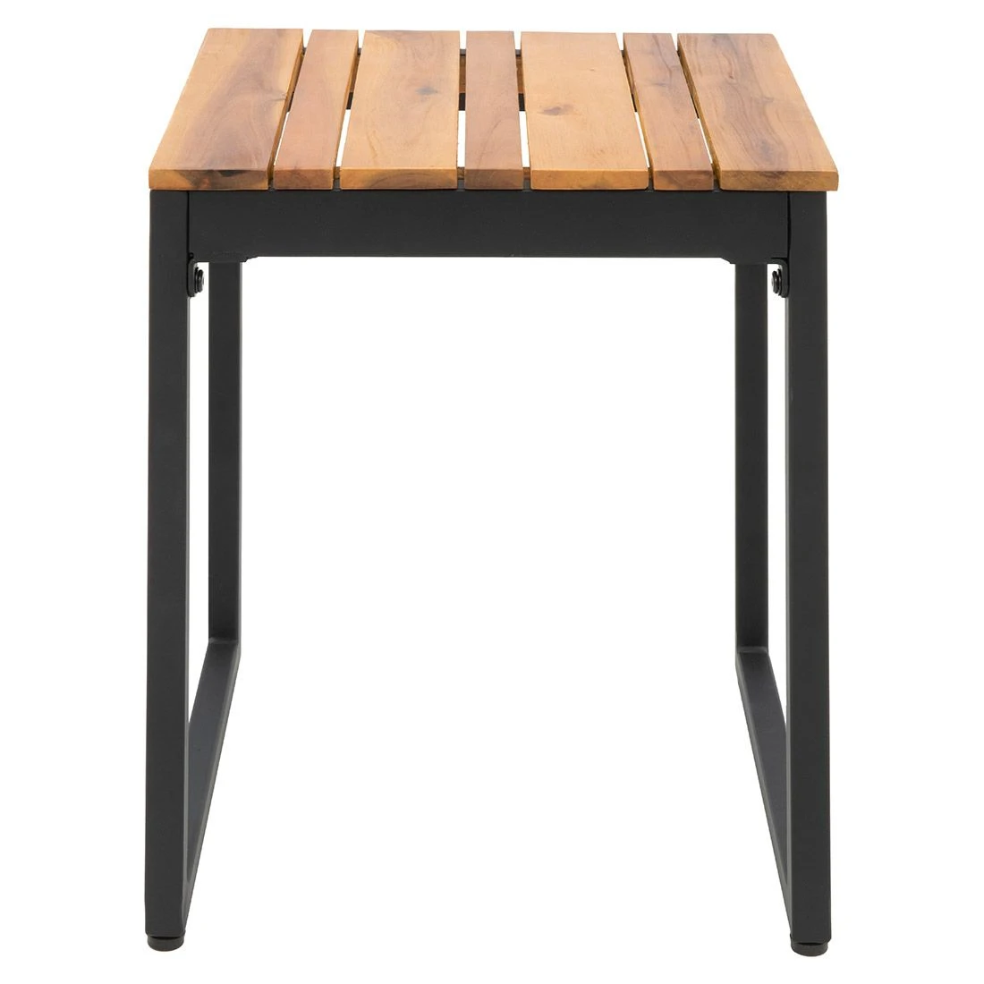 OUTLIV. Floris Hocker Stahl/Akazie Schwarz/Natur OUTLIV. Floris Hocker Stahl/Akazie Schwarz/Natur -Outliv outliv floris hocker stahl akazie 1343213 3