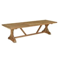 OUTLIV. France Gartentisch 240x100cm Teak Recycelt