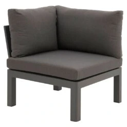 OUTLIV. Freddo Ecklounge 4-teilig Aluminium/Polster/Teak Dunkelgrau 6 OUTLIV. Freddo Ecklounge 4-teilig Aluminium/Polster/Teak Dunkelgrau -Outliv outliv freddo loungeecke 4 teilig aluminium polster teak 1355027 7