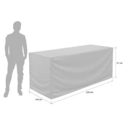 OUTLIV. Gartenmöbel-Set Schutzhülle 220x100x91cm Schwarz -Outliv outliv gartenmoebel set schutzhuelle 220x100x91cm 1488820 3