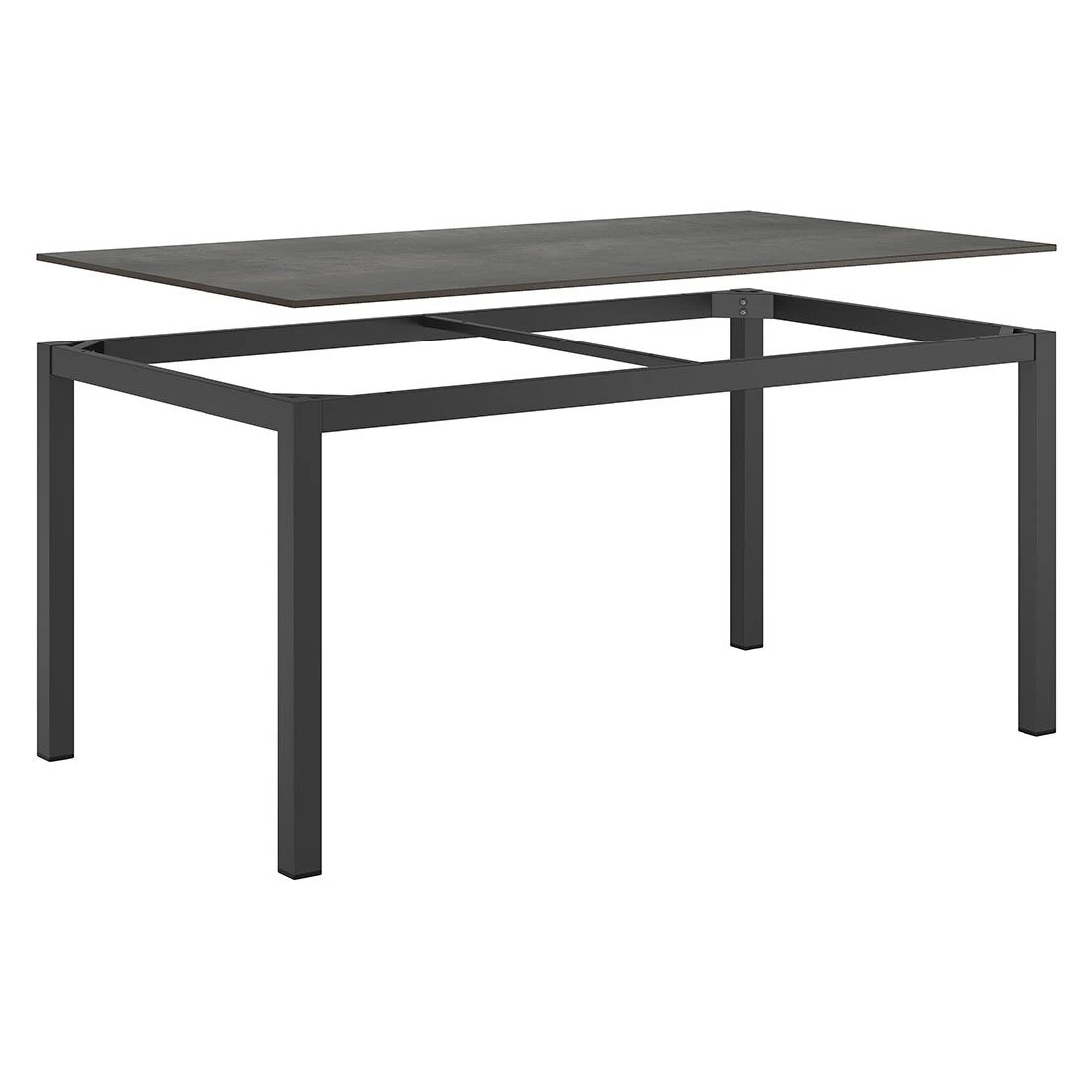 OUTLIV. Gartentisch 160x90cm Aluminium/HPL Anthrazit/Zement Dunkel OUTLIV. Gartentisch 160x90cm Aluminium/HPL Anthrazit/Zement Dunkel -Outliv outliv gartentisch 160x90cm aluminium hpl 1372187 4