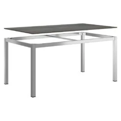 OUTLIV. Gartentisch 160x90cm Edelstahl/HPL Silber/Zement Dunkel 3 OUTLIV. Gartentisch 160x90cm Edelstahl/HPL Silber/Zement Dunkel -Outliv outliv gartentisch 160x90cm edelstahl hpl 1372198 4