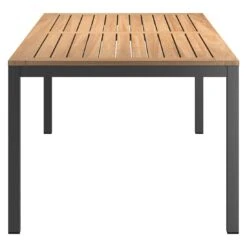 OUTLIV. Gartentisch 220x100 Cm Alumininum/Teak Anthrazit/Natur 2 OUTLIV. Gartentisch 220x100 Cm Alumininum/Teak Anthrazit/Natur -Outliv outliv gartentisch 220x100 cm alumininum teak 1446503 3