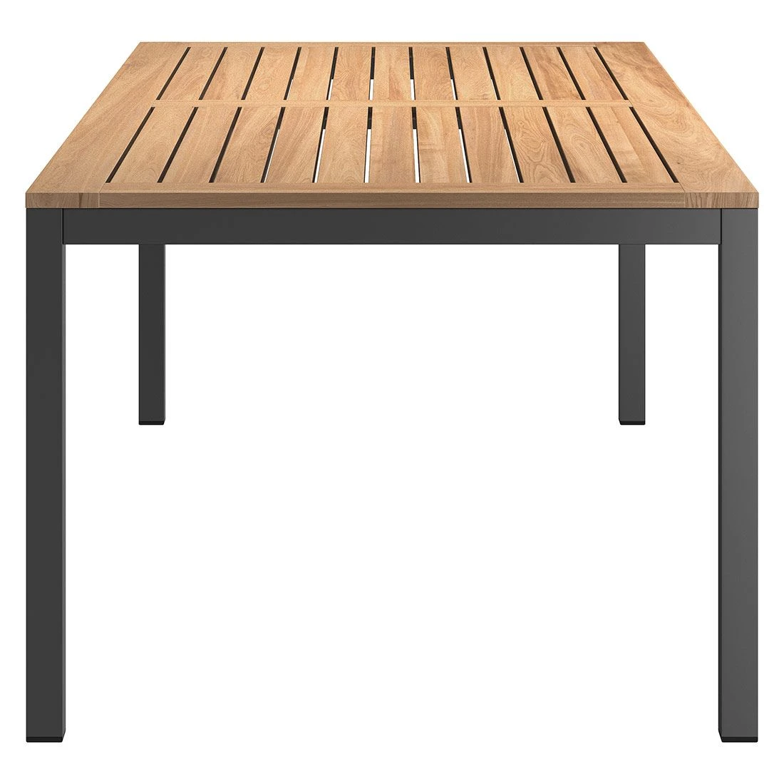 OUTLIV. Gartentisch 220x100 cm Alumininum/Teak Anthrazit/Natur OUTLIV. Gartentisch 220x100 Cm Alumininum/Teak Anthrazit/Natur -Outliv outliv gartentisch 220x100 cm alumininum teak 1446503 3