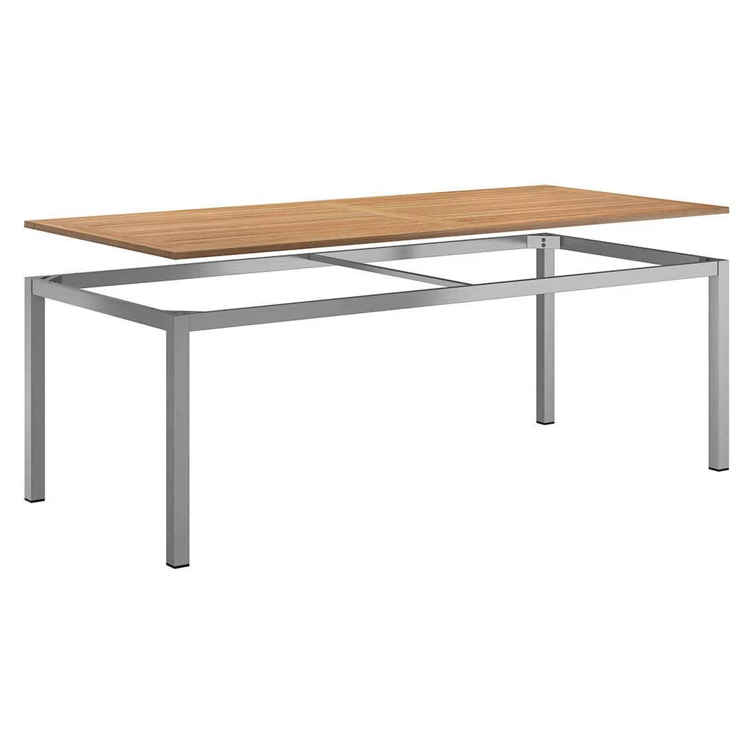 OUTLIV. Gartentisch 220x100 cm Edelstahl/Teak Silber/Natur OUTLIV. Gartentisch 220x100 Cm Edelstahl/Teak Silber/Natur -Outliv outliv gartentisch 220x100 cm edelstahl teak 1446481 5